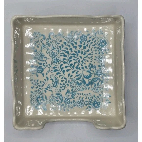 Pioneer Woman Flea Market Floral Collection Ceramic Napkin Tray Farmhouse EUC - Picture 2 of 8